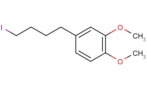Benzene, 4-(4-iodobutyl)-1,2-dimethoxy-